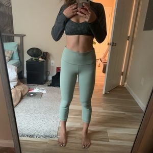Lululemon Mint Green Align Crop